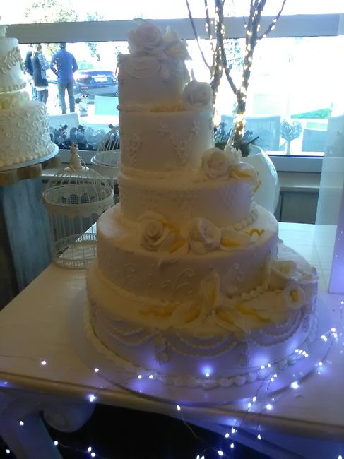 Rosso - torta nuziale - 1
