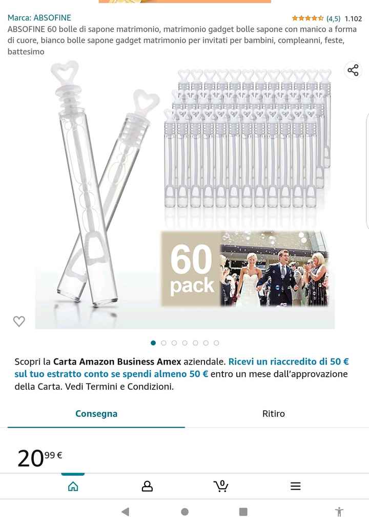 Bolle di sapone su amazon ? - 1