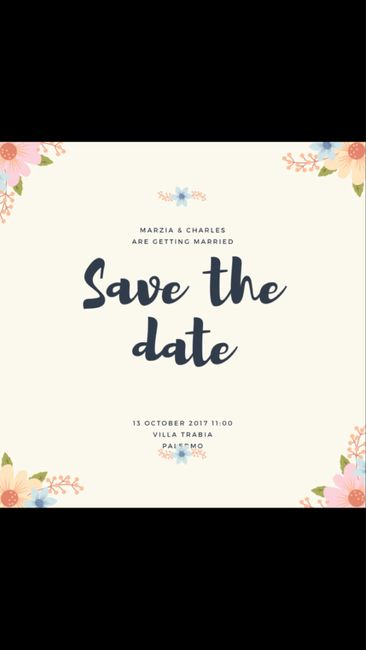  Save the date - 1