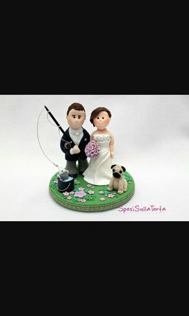 Cake topper pescatori - 1