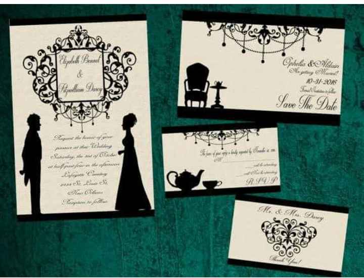Partecipazioni tema jane austen - 4