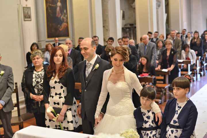 Uno dei momenti più emozionanti: tutte e tre le nostre ragazze….