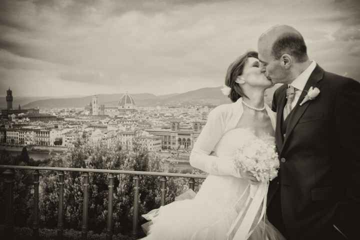 Il nostro bacio al Piazzale Michelangelo