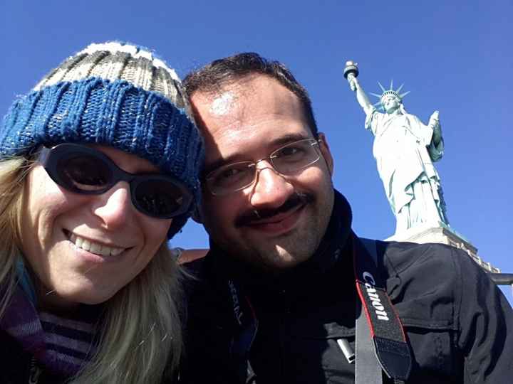 NEW YORK alla statua della libertà