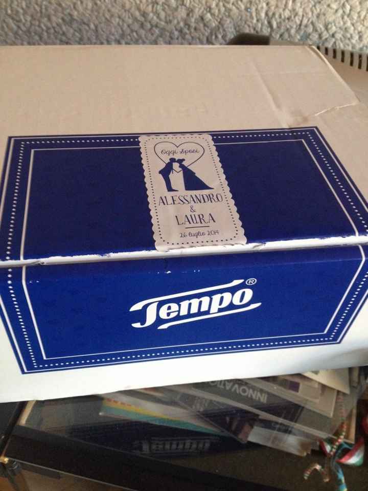 Fazzoletti Tempo personalizzati in omaggio ai futuri sposi! - 2