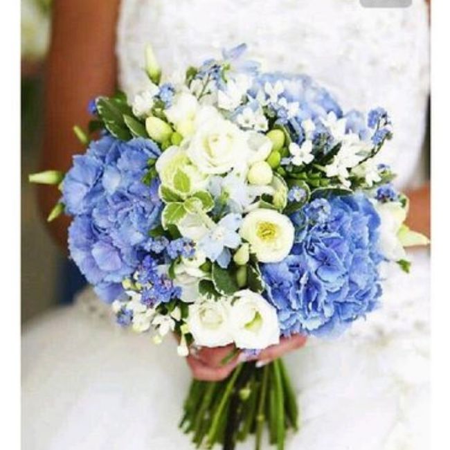 Bouquet colore celeste/azzurro carta da zucchero❤ 18