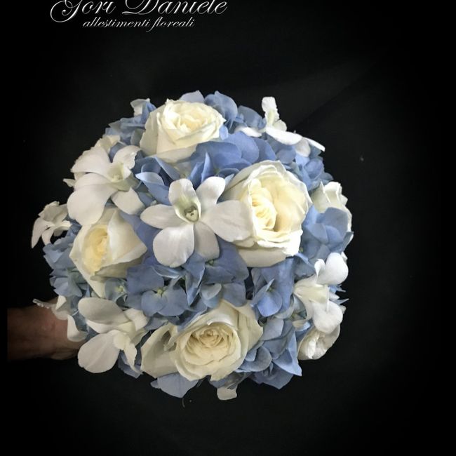 Bouquet colore celeste/azzurro carta da zucchero❤ 24