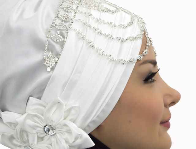 Il mio velo da sposa musulmana. vi piace? - 3