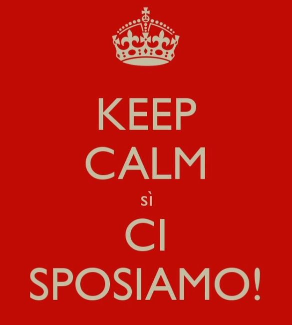 Ci sposiamo