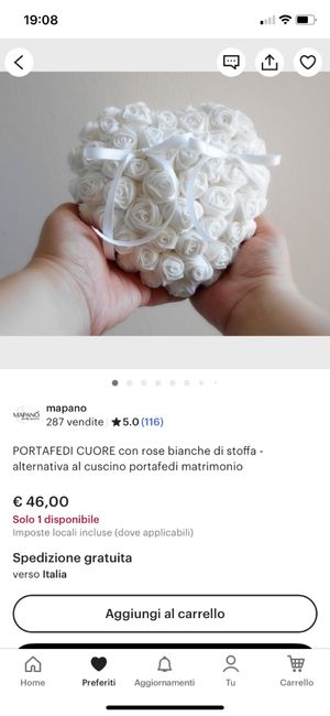 Ciao a tutte...portafedi, non vorrei il classico cuscinetto, cosa ne pensate di queste due alternative 3
