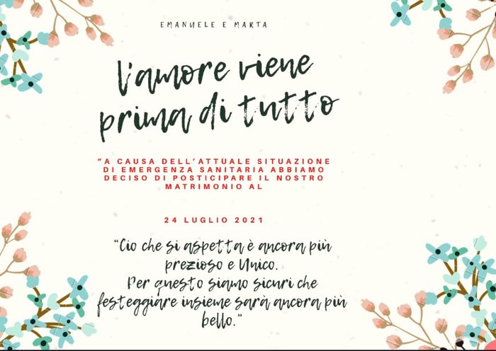 Frasi rinvio nozze 3