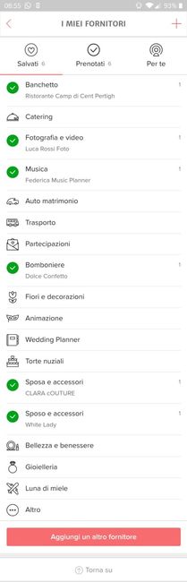 i miei fornitori