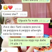 Condividi lo screenshot dell'ultimo messaggio che vi siete inviati - 1