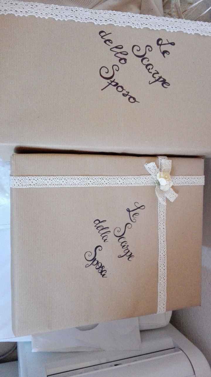 anche le scarpe degli sposi hanno bisogno di una loro speciale custodia 