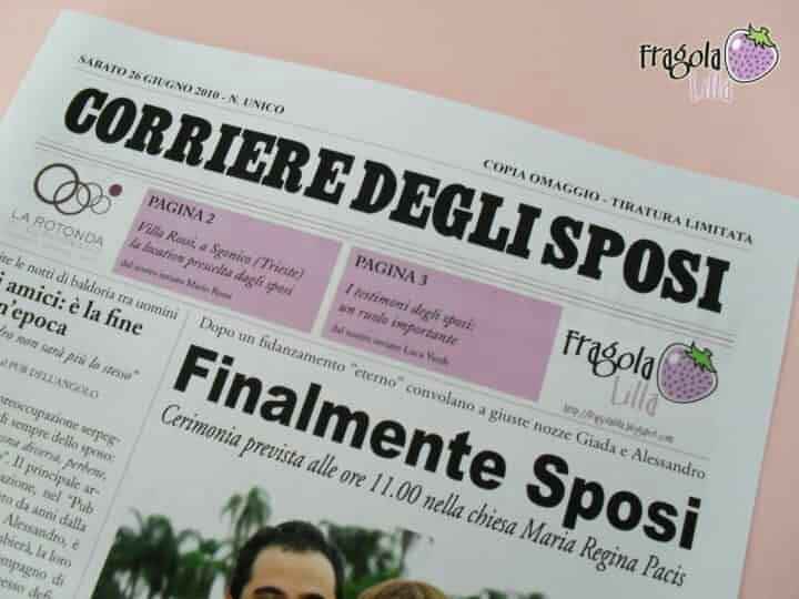 Aiuto "giornale sposi" - 1