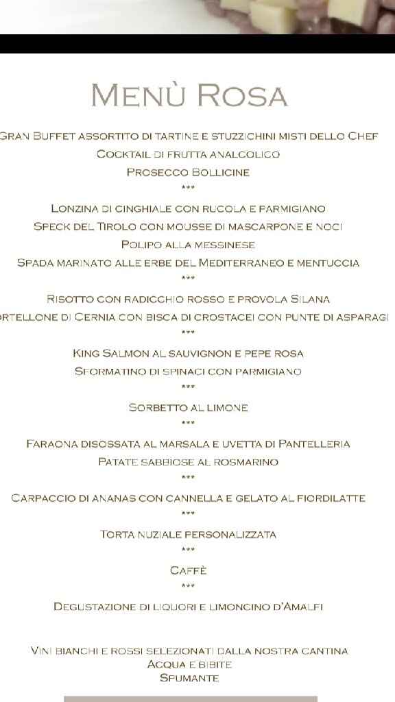  Menu nozze - 2