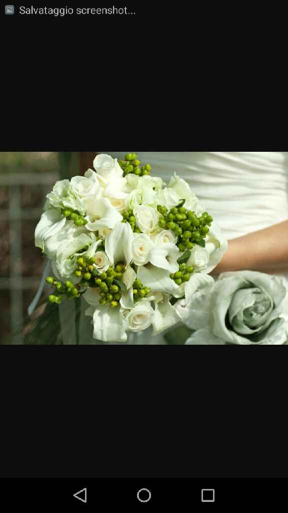  Bouquet bianco e verde - 1