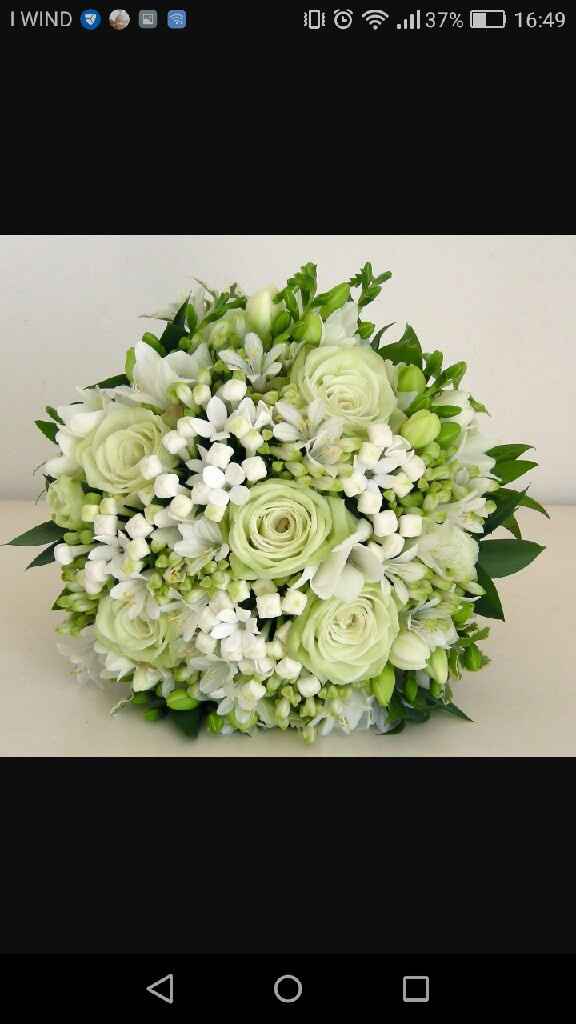  Bouquet bianco e verde - 6