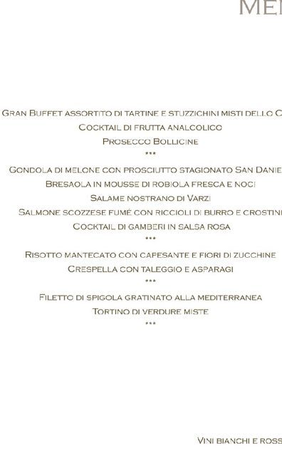 Menu nozze - 4