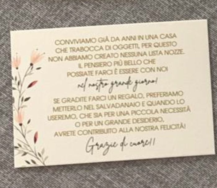 iban nelle partecipazioni… come non farlo sembrare una cafonata? 1