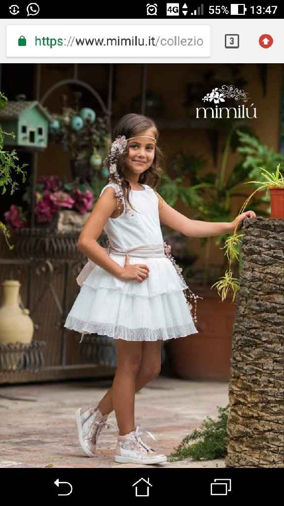 Abito damigella piccola - 1