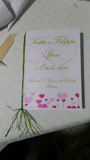 Libretto messa tutto hand made! - 2