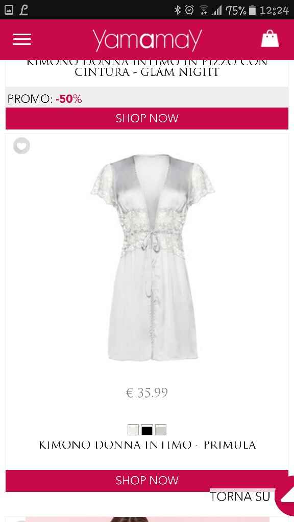 Vestaglia bianca dove l'avete acquistata? - 1