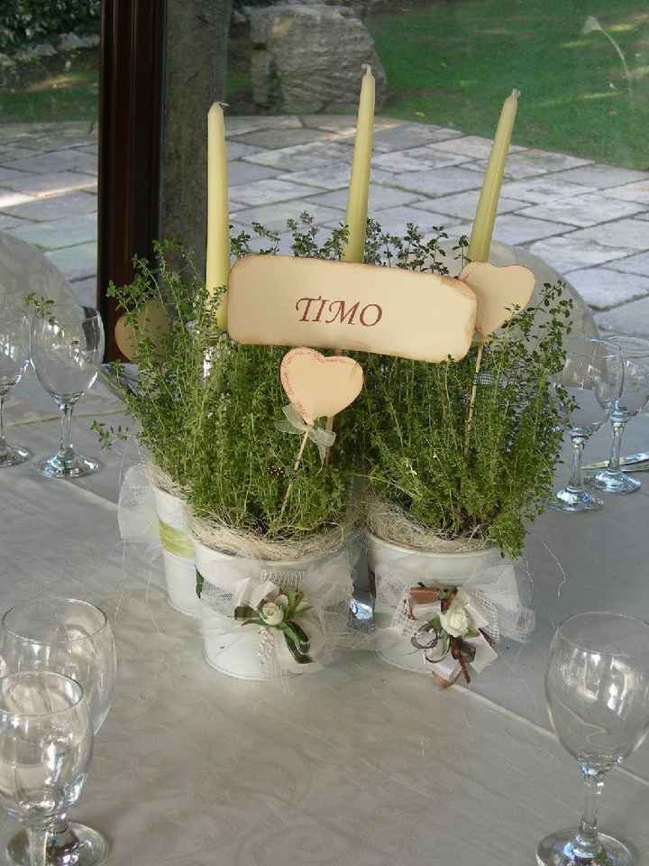 Mise en place:segnaposto e segnatavoli - 1