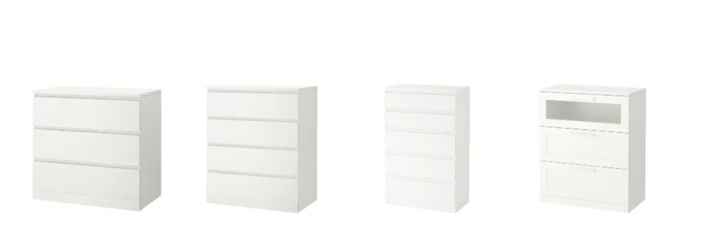 Cassettiera fasciatoio ikea malm 1