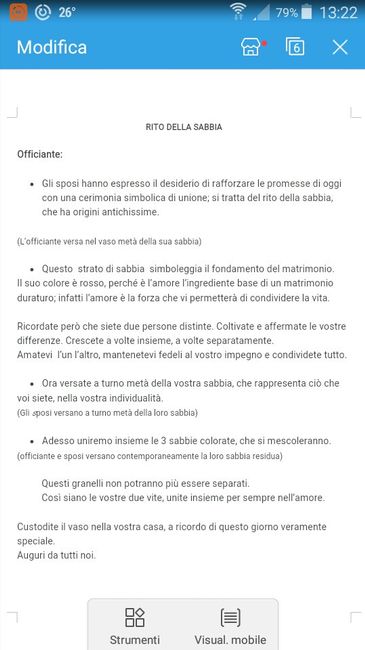 Rito della sabbia - 1