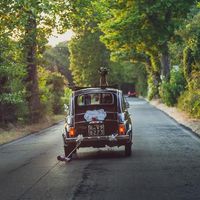 auto sposi, 500d'epoca