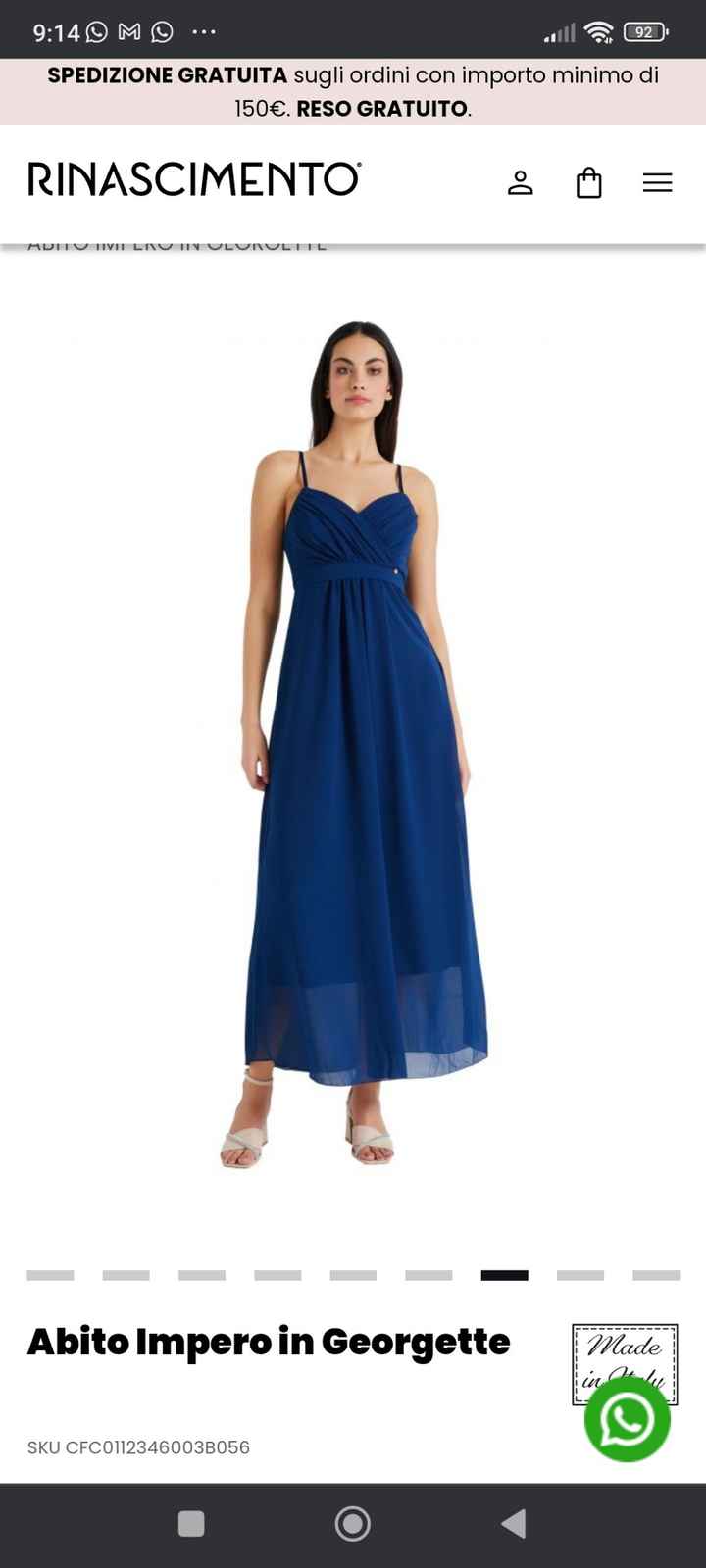 Testimone con abito semplice - 1