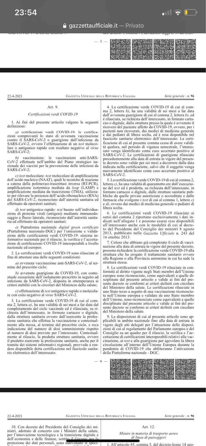 Tampone invitati... - 2