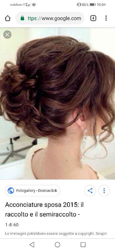 Esempio di una bella acconciatura raccolta - 1