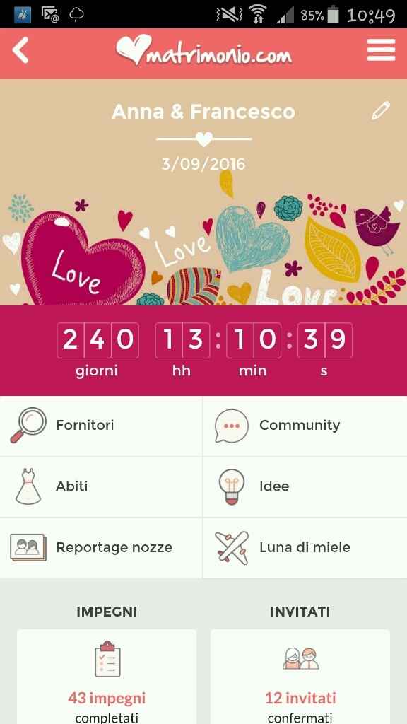 Come avete personalizzato l'app? - 1