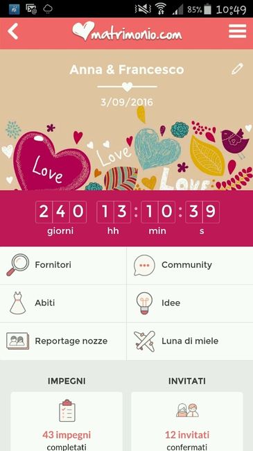 Come avete personalizzato l'app? - 1