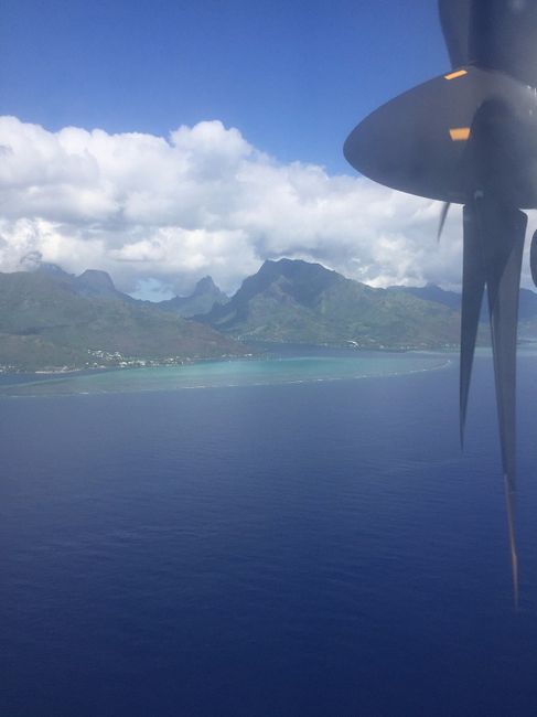 Moorea dall'aereo