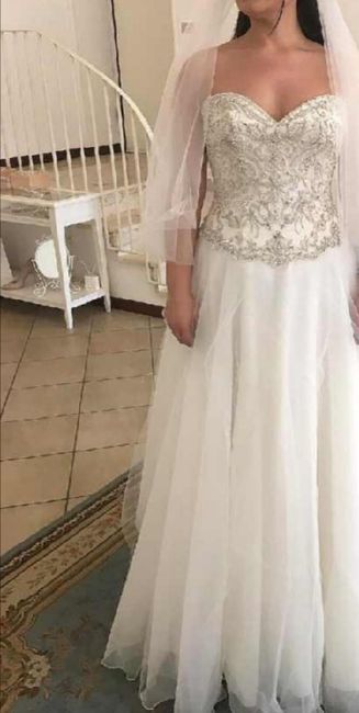  Prova abito prima della modifiche per la taglia - 2