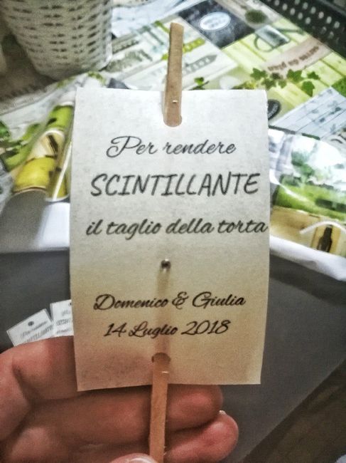 Stelline scintillanti per il taglio torta... rigorosamente fai da te 😁 - 3