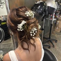 Prima prova dell'acconciatura!