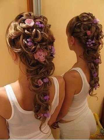 acconciatura rapunzel!