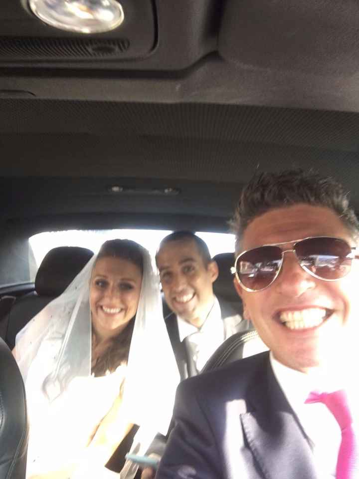Sposini in auto!