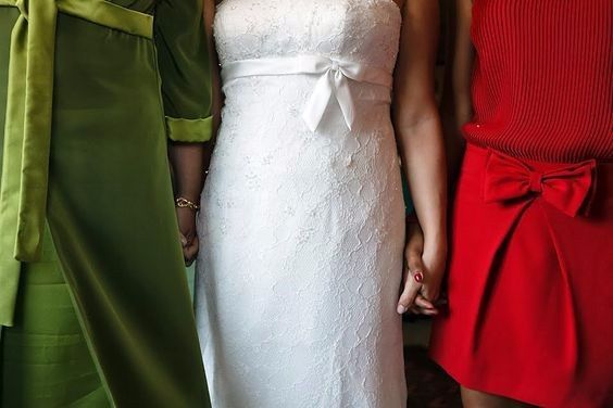 Il tricolore con la sposa!