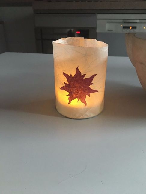 lanterna illuminata