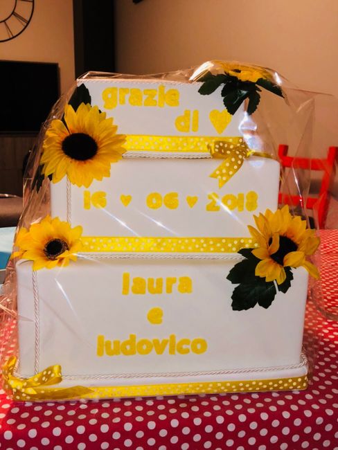 a -15 giorni c’è anche la torta porta buste 😍 - 1