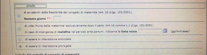 Info maternita facoltativa - 1