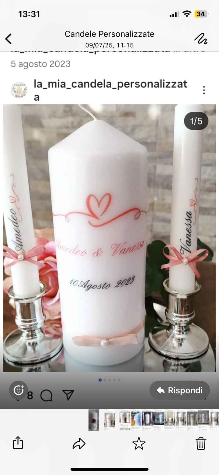 Candela accesa e scarpette bimbo offertorio chiesa - 1