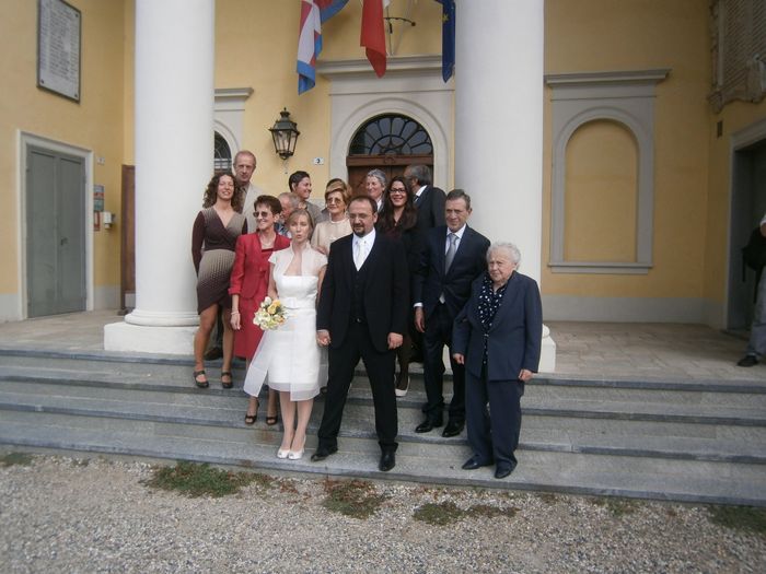 con la mia famiglia