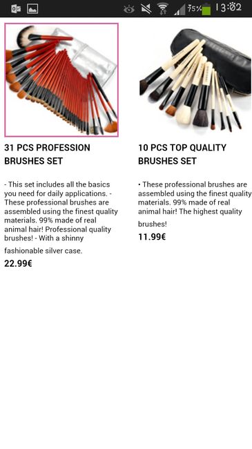 Pennelli make up - 2