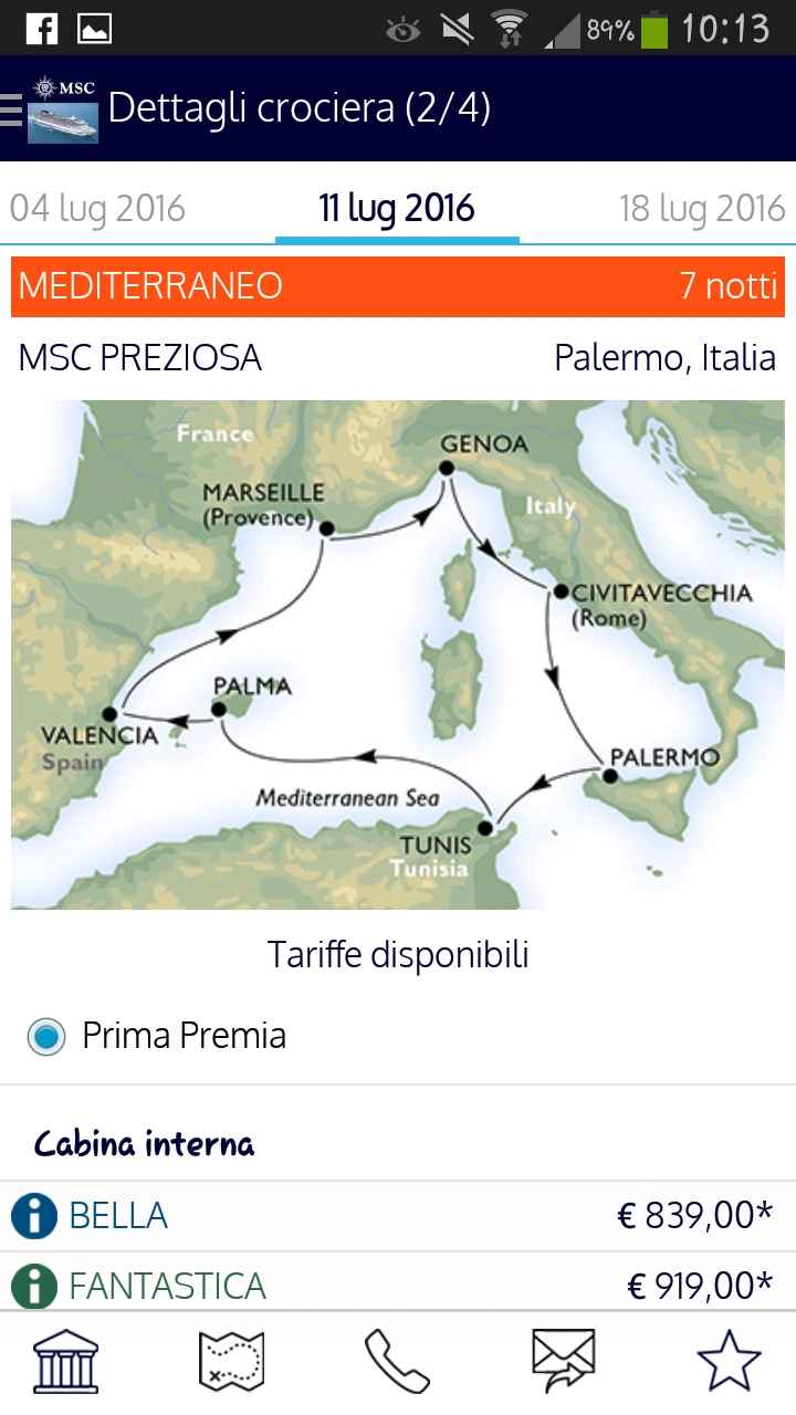Msc mediterraneo occidentale 2016 - 1